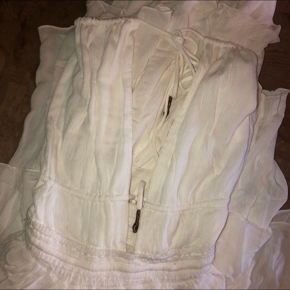 FREE PEOPLE Tiered Gauze Beach Gypsy Dress - Picture 4 of 5